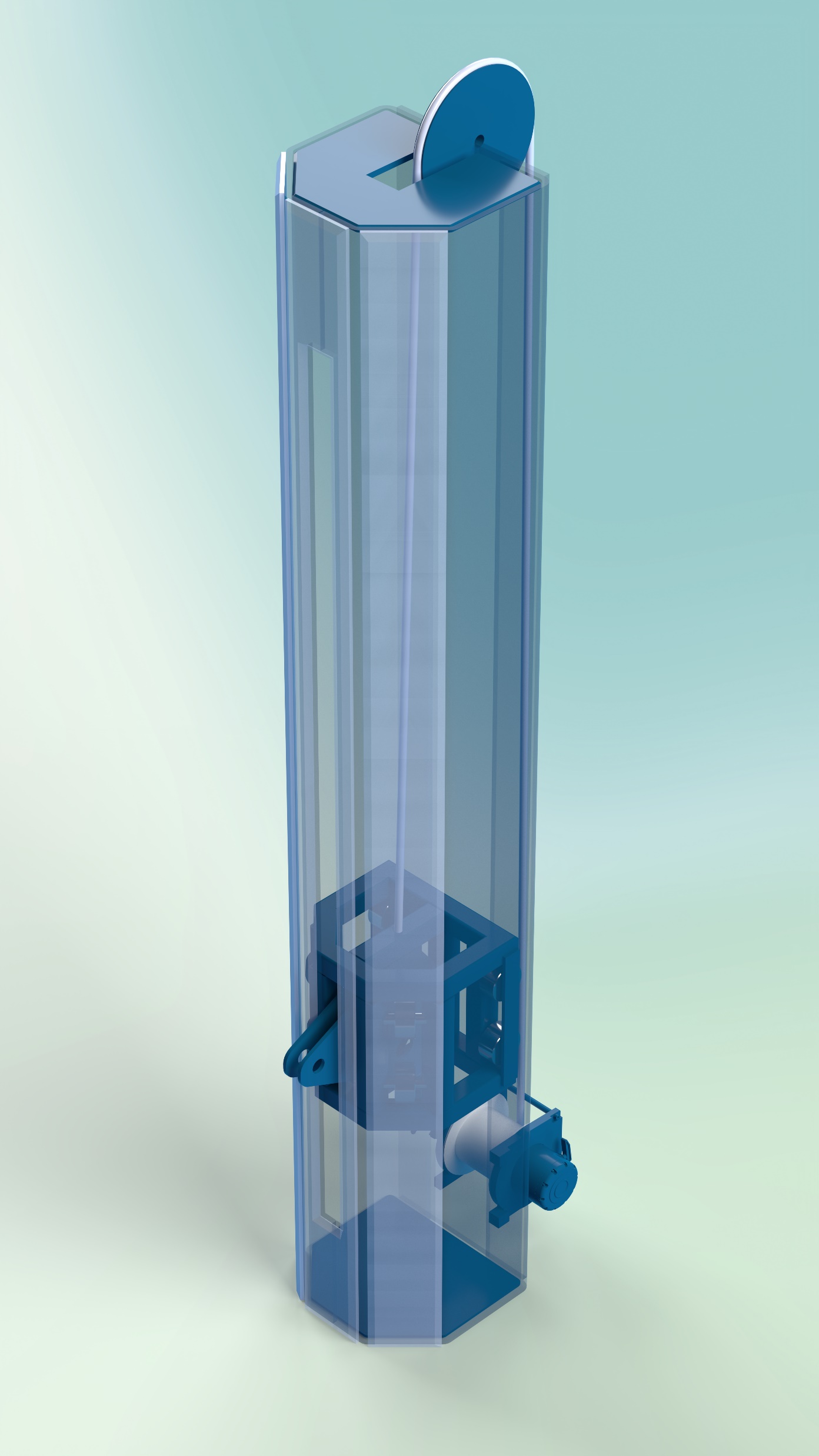 AHCDP - Vista transparente de columna