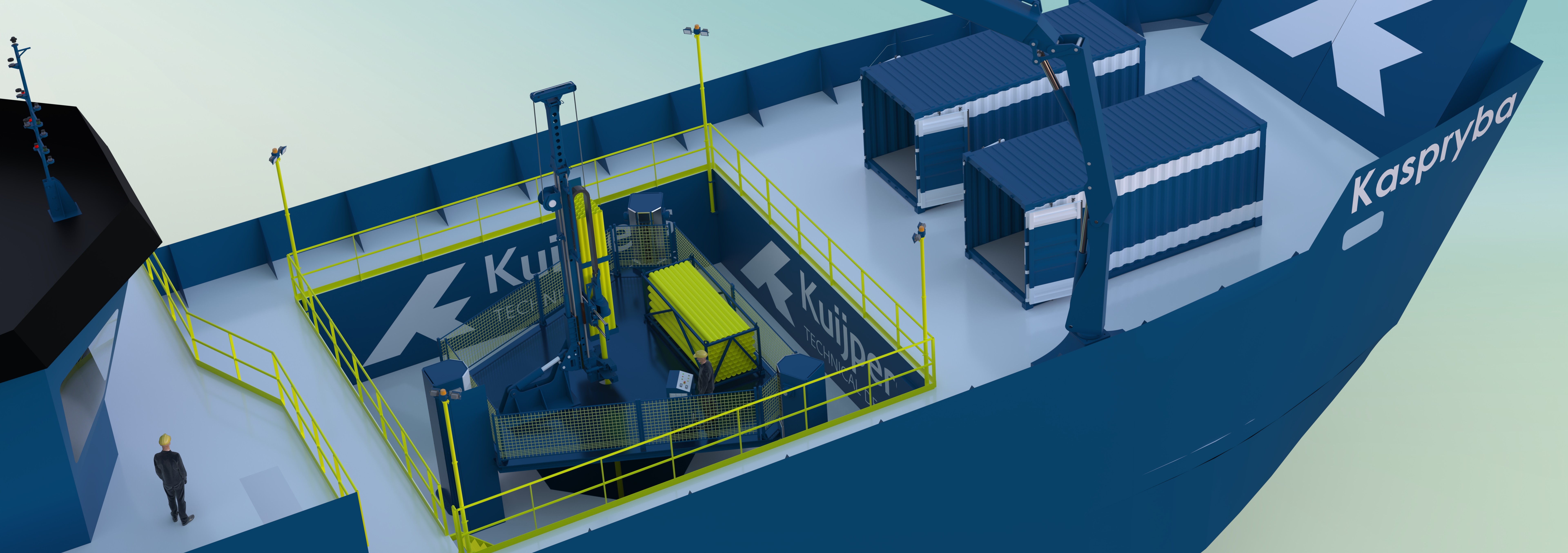 Plataforma de Perforación con Compensación de Oleaje Activa