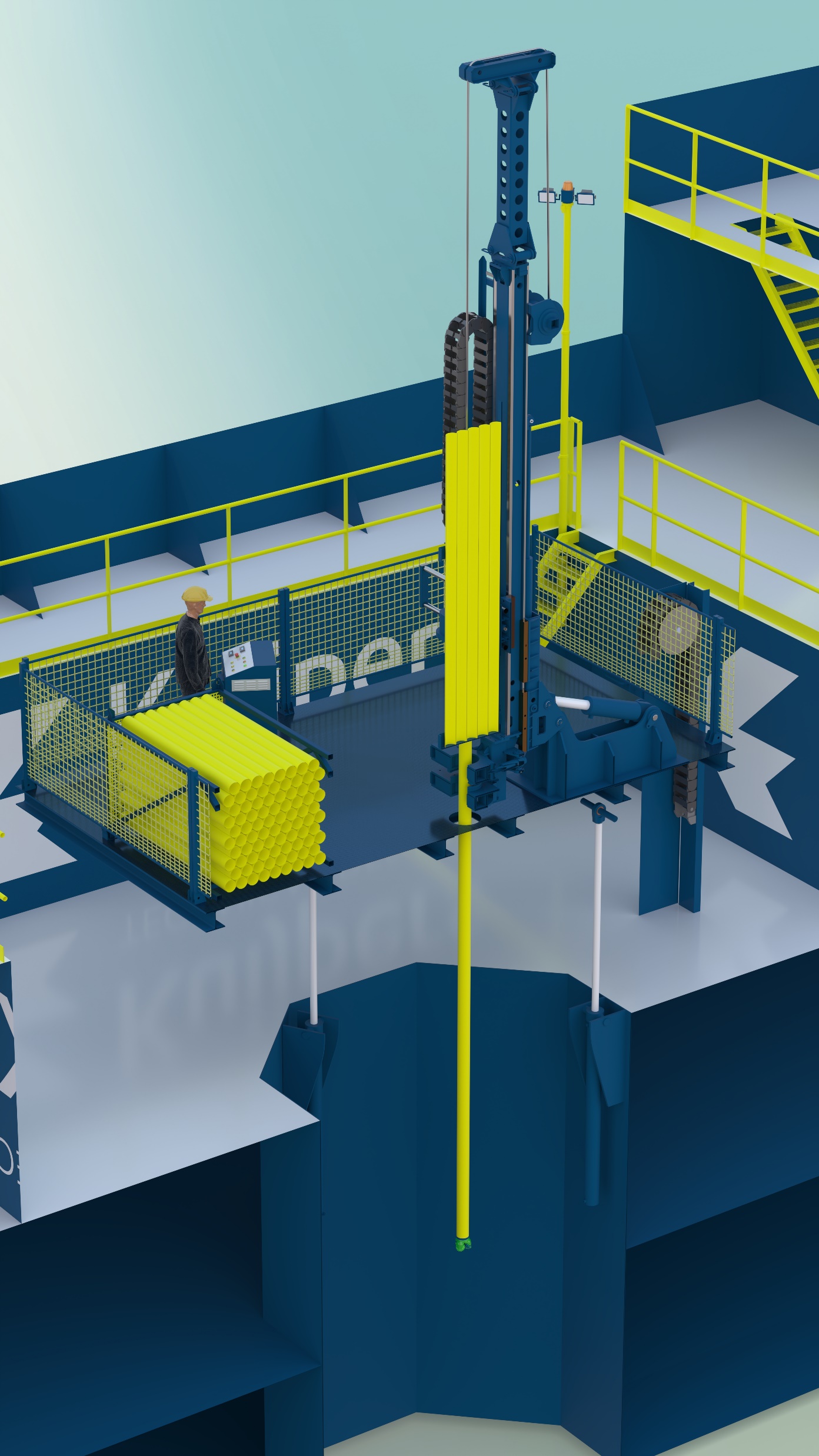 AHCDP - Detalle de plataforma vista superior