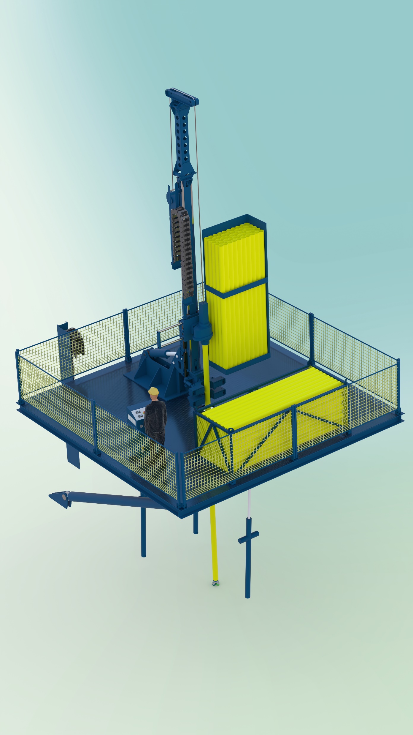 AHCDP - Vista isométrica de plataforma