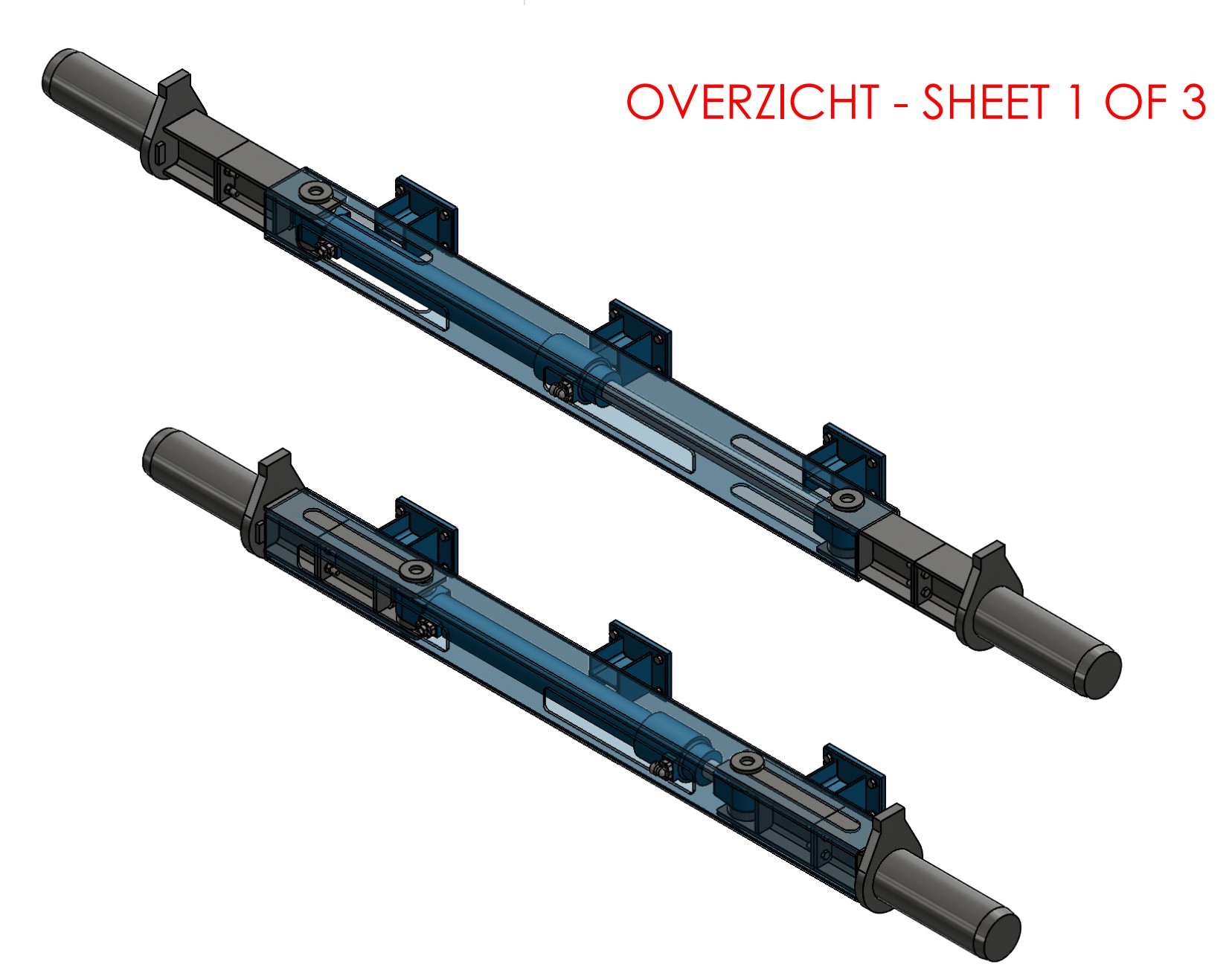 CAT 5110B - Vista general 3D CAD del manipulador