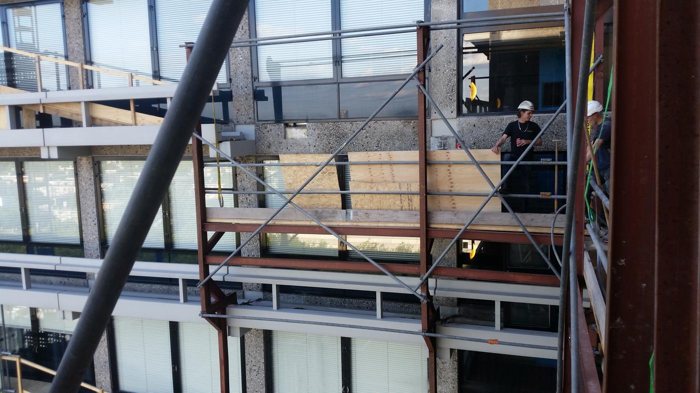 Andamio Colgante - Trabajando en altura