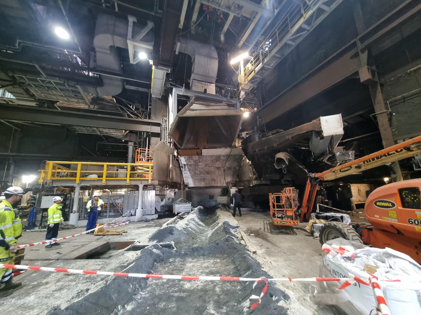 Alto Horno 6 - Conducto sobre pozo de colada