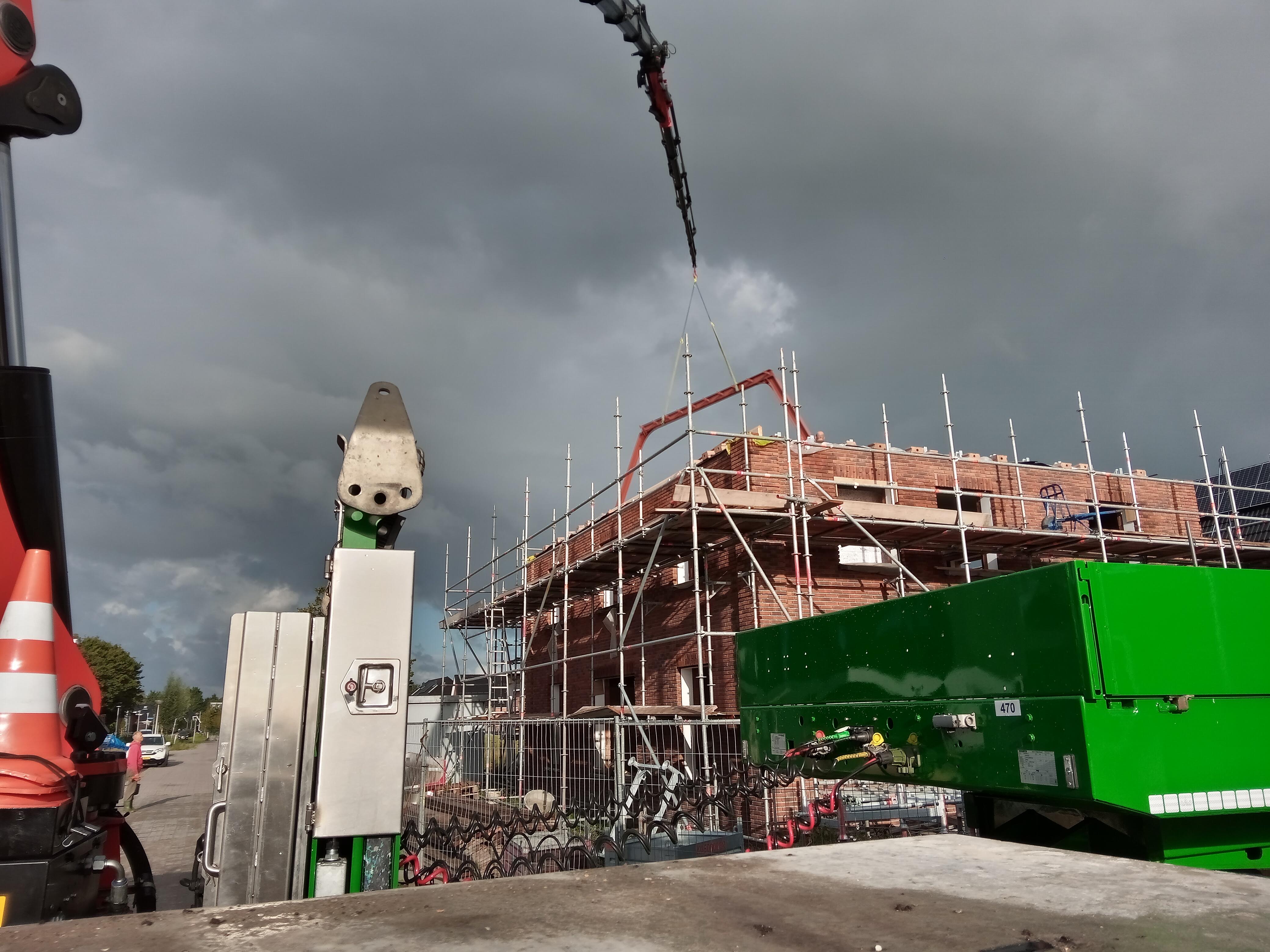 Buhardilla 10×10m - montaje cerchas